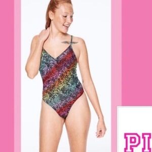 PINK vs snakeskin bodysuit